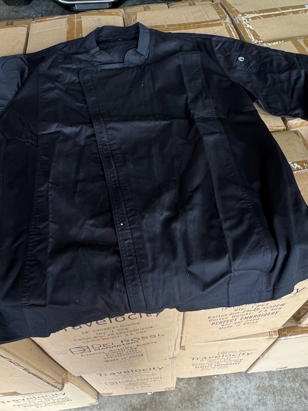 ChefWorks Men's Black Chef Jacket
